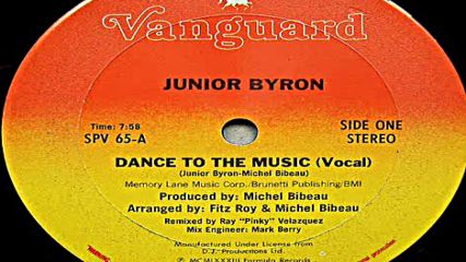 Junior Byron-dance To The Music- Maxi 1983