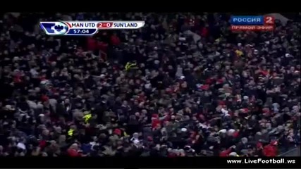 2 - ри Гол На Бербатов Manchester United vs Sunderland 2:0 