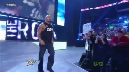 The Rock Bottom on Mick Foley
