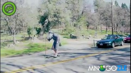 Гандалф кара скейт към Мордор