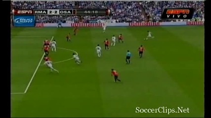 Real Madrid - Osasuna 2:2 Marcelo Goal 2.5.2010