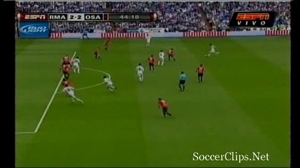 Real Madrid - Osasuna 2:2 Marcelo Goal 2.5.2010