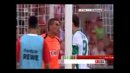 Koln - Wolfsburg 1 - 1 Goal na Edin Dzeko