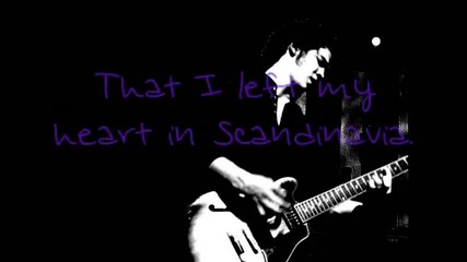 Kevin Jonas - I Left my heart In Scandinavia with lyrics 