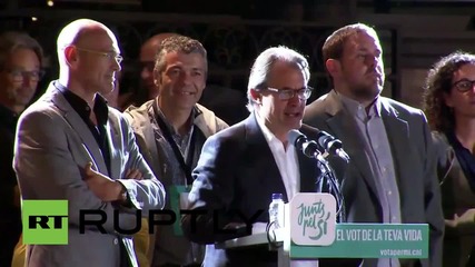 Артур Мас обяви победа на изборите