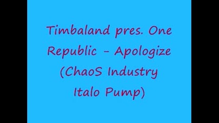 Timbaland Techno Remix