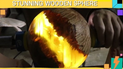 When you mix gold resin and wood turning great things happen