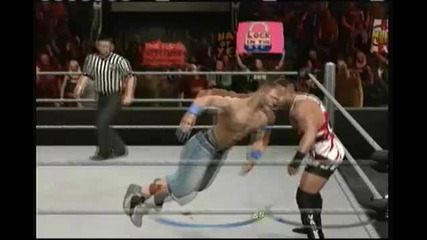 Lets play smackdown vs raw 2010 John Cena vs Rob Van Dam at
