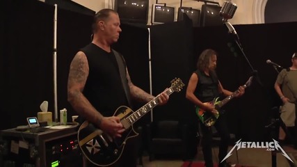 Metallica In The Tuning Room - Rome 2014
