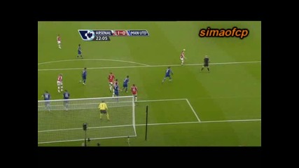 Arsenal 2 - 0 Manchester U. - 1 - 0 Samir Nasri