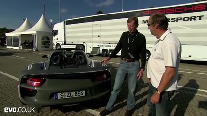 Porsche 918 Spyder- First drive with Walter Rohrl