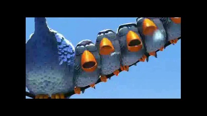 Птици на Жици - Смешна Анимация!