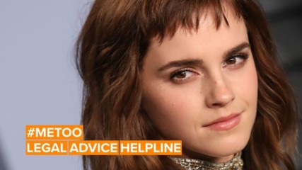 Emma Watson helps launch the #MeToo Legal Advice Helpline