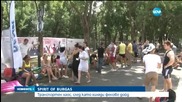 Транспортен хаос, след като хиляди фенове дойдоха в Бургас