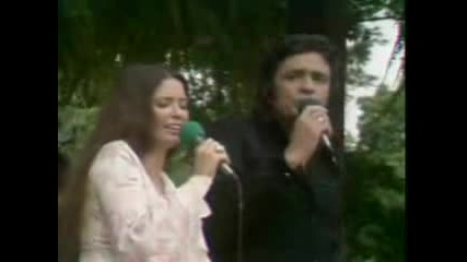 Johnny Cash & June Carter Cash - If I Were A Carpenter - 1975 