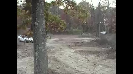 Samurai and Honda both jump the hill 