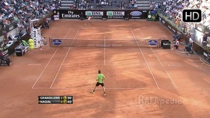 Nadal vs Granollers - Rome 2012 - Hot Shots