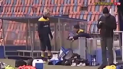 Zlatan Ibrahimovic - Kung Fu Kicks Christian Wilhelmsson at 