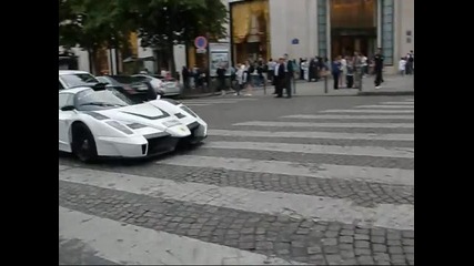 Ferrari Enzo Mig-u1 Driving in Paris