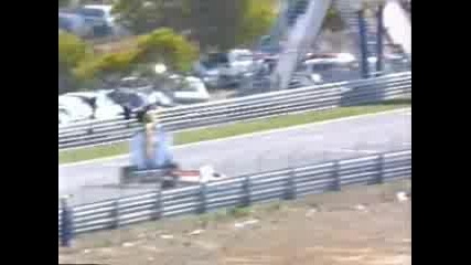 Formula 1 - Patrese Crashes Into Berger