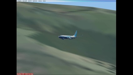 Кацане на летище Hong Kong с Боинг 737-800