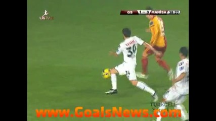 22 - 11 - 2009 - Galatasaray vs Manisaspor 1 - 1