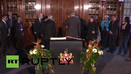 Germany: Modi signs 'Golden Book' at Hanover City Hall