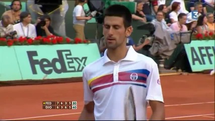 Federer vs Djokovic - Roland Garros 2011 - Part 2