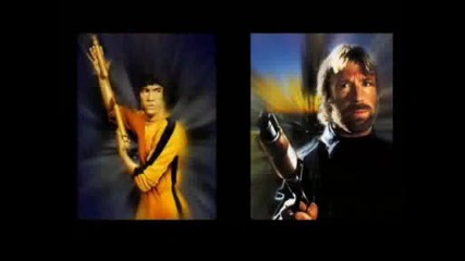 Bruce Lee and Chuck Noris Having a wank part1