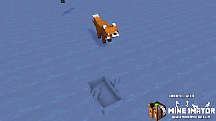 minecraft fox в океана
