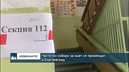 Частични избори за кмет се провеждат в Благоевград