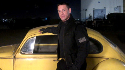 Behind the scenes of "Bumblebee" with John Cena