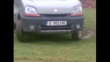 Drift s Banicharka Renault Kangoo 4x4