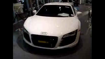 White Audi R8 