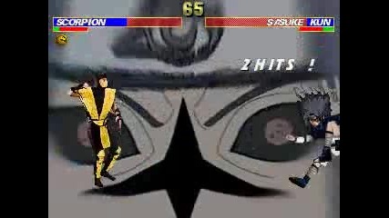 Scorpion vs Sasuke
