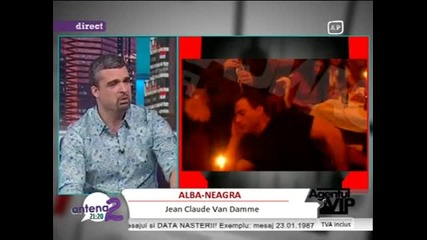 Холивудската звезда Жан - Клод Ван Дам купонясва в румънско заведение