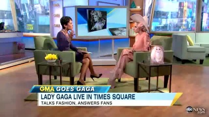 Lady Gaga Interview - Good Morning America - 2 - 17 - 2011 