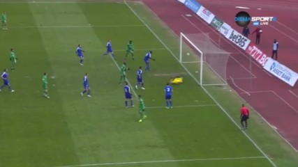 Монтана - Лудогорец 0:1 /първо полувреме/