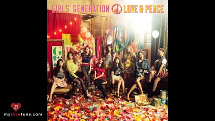 (превод) Snsd - Lips @ 3rd Japanese Album ' Love & Peace '