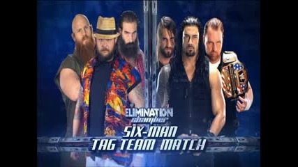The Shield vs The Wyatt Family ( 6 Man Tag Team Match ) - Wwe Elimination Chamber 2014
