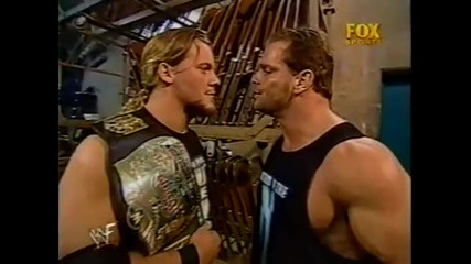 Wwf Raw Is War Chris Jericho And Chris Benoit Backstage