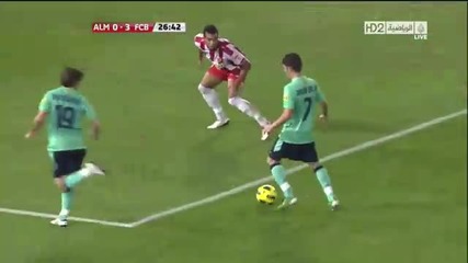 Almeria vs Barcelona 0 - 8 20 - 11 - 2010 Hd