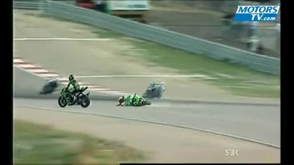 Chute 2 Mondial Superbike Salt Lake City 