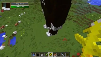 Minecraft King Kong (new Giant Monster Is Unleashed!) Mod Showcase2