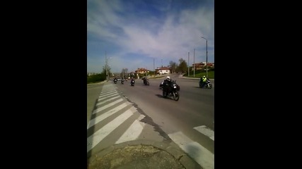 Шествие с мотори в Добрич