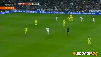 Реал Мадрид 2:2 Вилареял на полувремето 09.01.2011