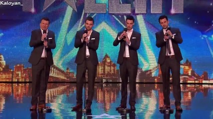 Баща и тримата му сина разчувстваха журито с тяхната песен - Britain's Got Talent 2015