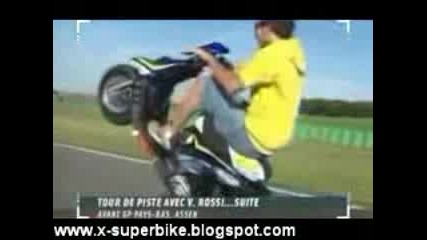 Valentino Rossi - Scooter Stunt