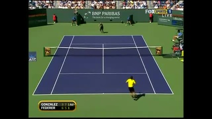Roger v Gonzalez Indian Wells 09 - 4r 