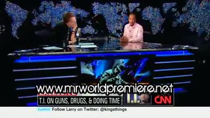 T. I. при Larry King Live - Интервю ( Първа част ) 